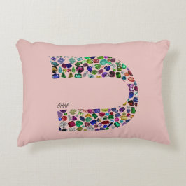 文字'CHAF' アクセントクッション