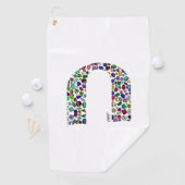 文字'CHAF' ゴルフタオル (インサイチュ)