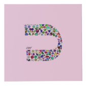 文字'CHAF' フォトキューブ (正面)