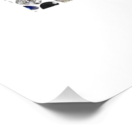 文字'CHAF' フォトプリント            (角)