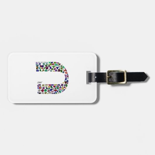 文字'CHAF' ラゲッジタグ (正面横)