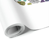 文字'CHAF' ラッピングペーパー (ロールコーナー)