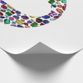 文字'CHAF' ラッピングペーパー (角)