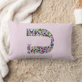 文字'CHAF' ランバークッション (ブランケット)