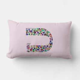 文字'CHAF' ランバークッション