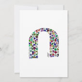 文字'CHAF' 招待状 (裏面)