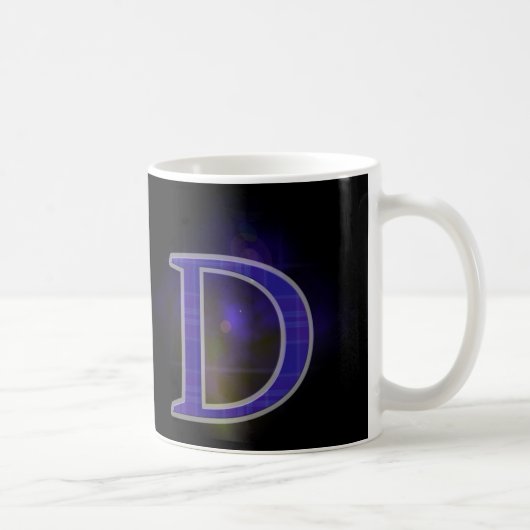 文字D コーヒーマグカップ (右)