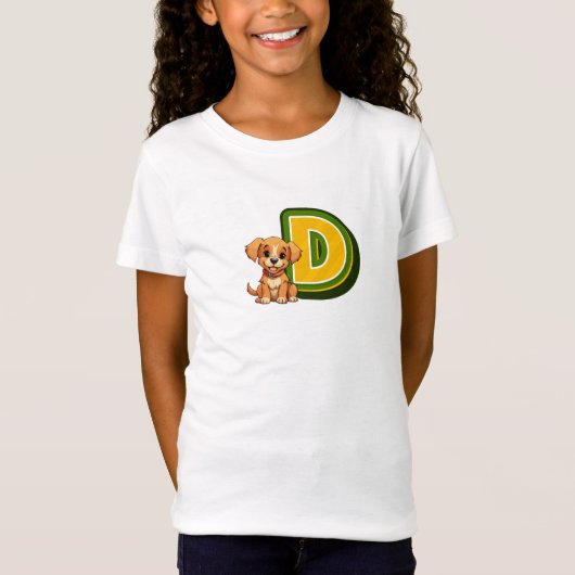 文字D Tシャツ (正面)