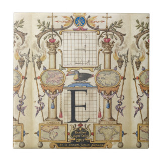 文字Eの作成ガイド タイル