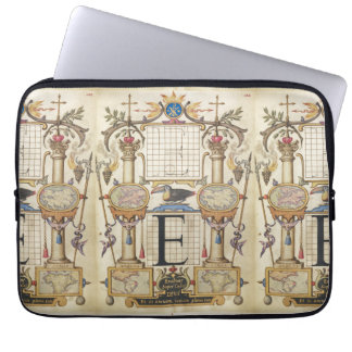 文字Eの作成ガイド ラップトップスリーブ