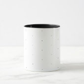 文字E (モールス符号アルファベット黒) マグカップ (中央)