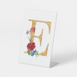 文字e 台座サイン