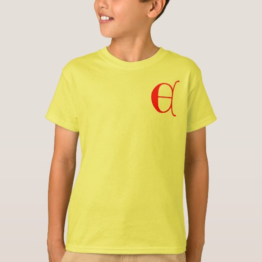 文字E Tシャツ (正面)