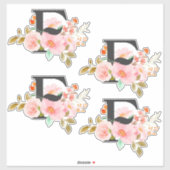 文字F シール (シート)