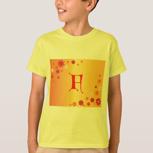 文字F Tシャツ (正面)