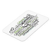 文字Gで始まる形容詞群 マグネット (左側)