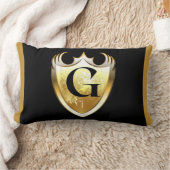 文字G大文字 ランバークッション (ブランケット)