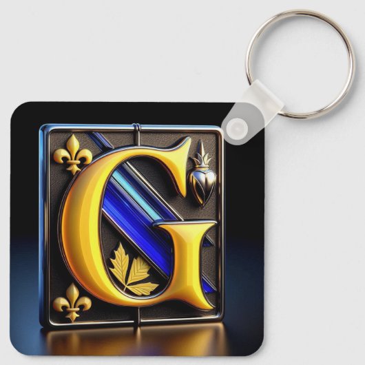 文字G キーホルダー (裏面)