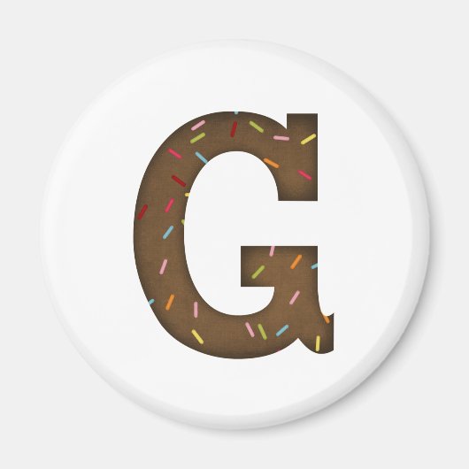 文字G マグネット (正面)