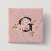 文字G 缶バッジ (正面)