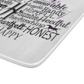 文字Hで始まる形容詞の単語クラウド カッティングボード (角)