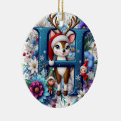 文字h セラミックオーナメント (右)