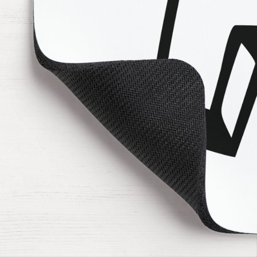 文字H マウスパッド (コーナー)