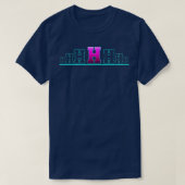 文字H Tシャツ (デザイン正面)