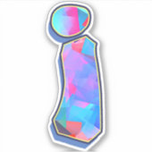 文字i_落書きアルファベット シール (正面)