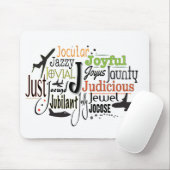 文字Jで始まる形容詞群 マウスパッド (マウス)