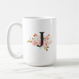 文字J コーヒーマグカップ