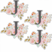文字J シール (正面)