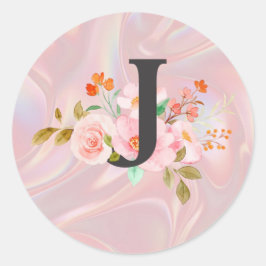 文字J ラウンドシール