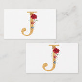 文字j 名刺 (正面/裏面)