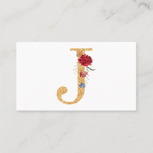 文字j 名刺 (正面)