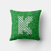 文字Kケルト結び目模様アルファベット クッション (裏面)