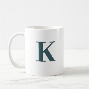 文字kモノグラム コーヒーマグカップ