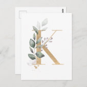 文字Kモノグラム ポストカード (正面/裏面)