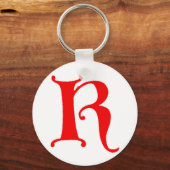 文字K キーホルダー (正面)