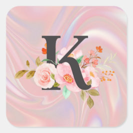 文字K スクエアシール