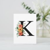 文字k ポストカード (スタンド正面)