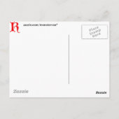 文字K ポストカード (裏面)