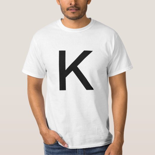 文字K Tシャツ (正面)