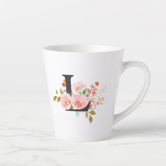 文字L カフェラテマグ (右)