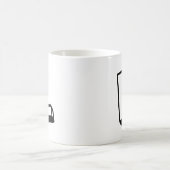 文字L コーヒーマグカップ (中央)