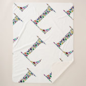 文字L シェルパブランケット (正面)