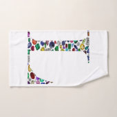 文字L ハンドタオル (ハンドタオル)