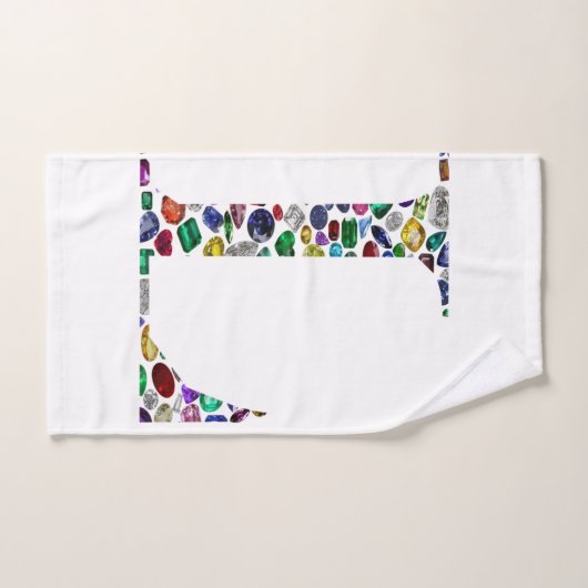 文字L ハンドタオル (ハンドタオル)