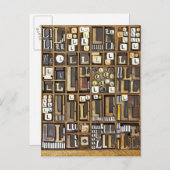 文字L ポストカード (正面/裏面)