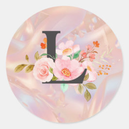 文字L ラウンドシール